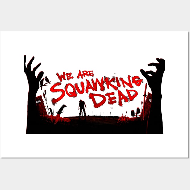 TWDSeason10 ALT-ART-HANDS Wall Art by SQUAWKING DEAD